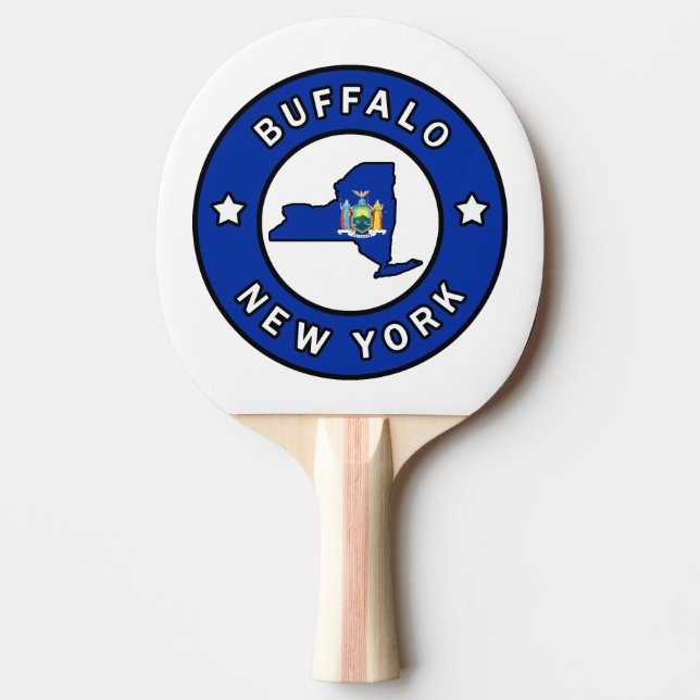Buffalo New York Ping Pong Paddle (Front)