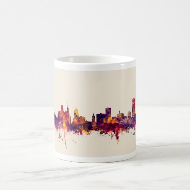 Buffalo New York Skyline Coffee Mug (Center)