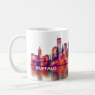 Buffalo New York Skyline Coffee Mug