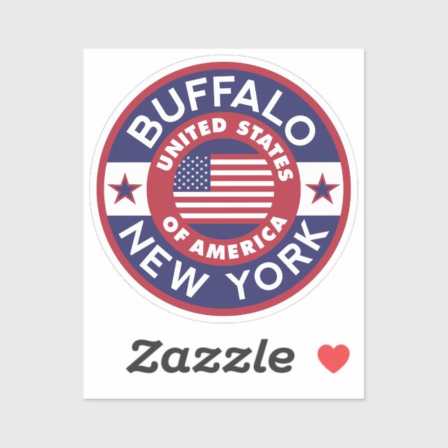 BUFFALO, New York Sticker (Sheet)