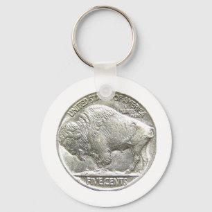 BUFFALO NICKEL KEYCHAIN