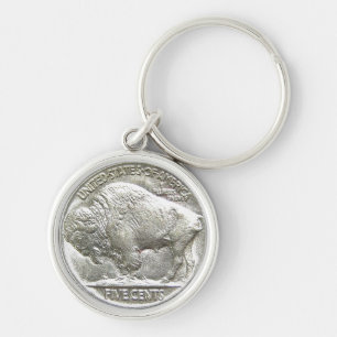 BUFFALO NICKEL KEYCHAIN