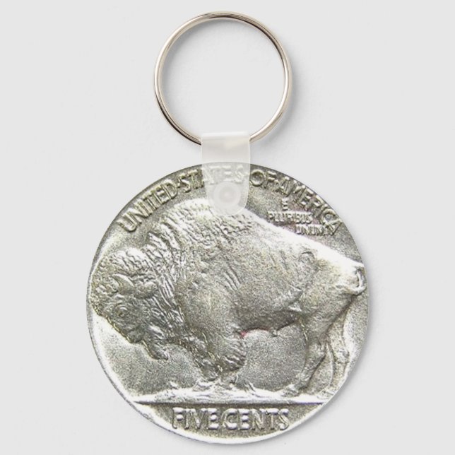 BUFFALO NICKEL KEYCHAIN (Front)