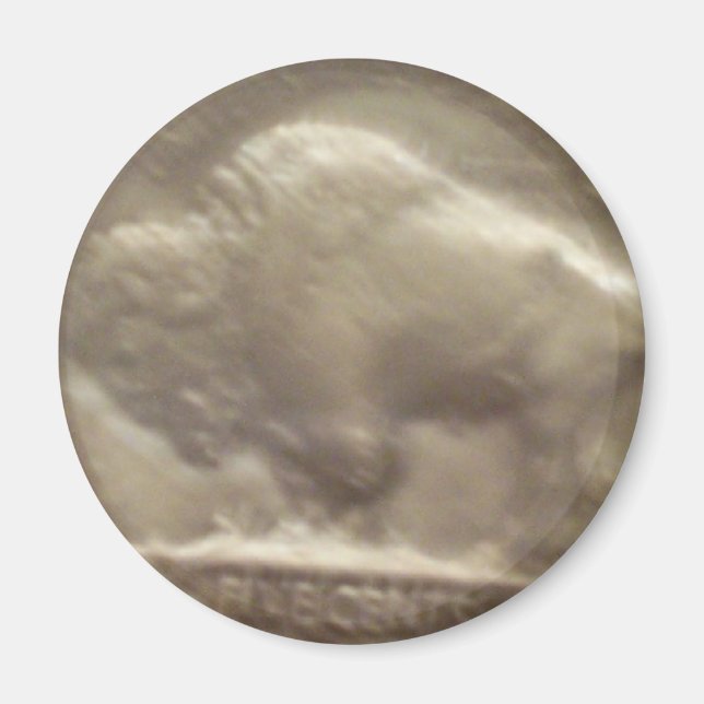 Buffalo Nickel Magnet (Front)