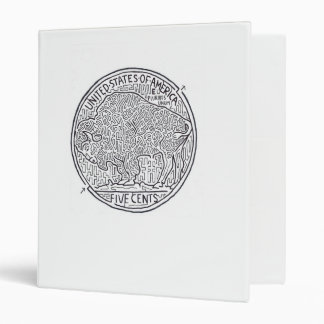 Buffalo Nickel Maze Binder