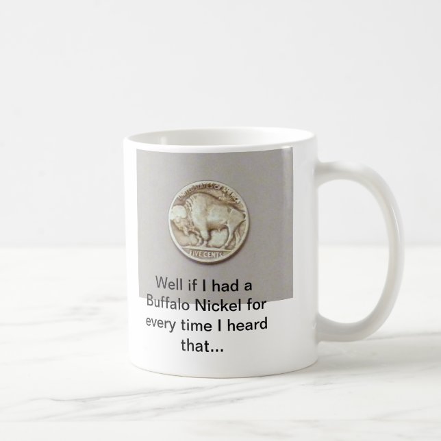 Buffalo Nickel Mug (Right)