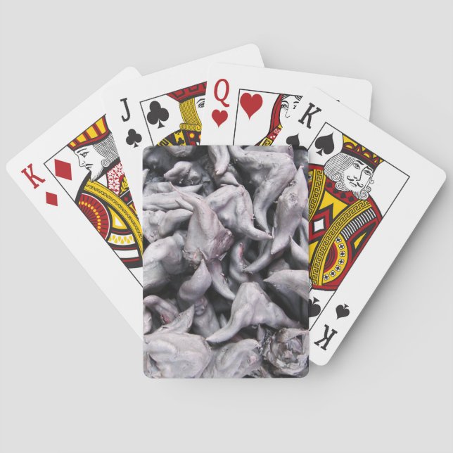Buffalo Nuts - Water Caltrop Poker Cards (Back)