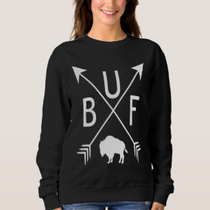 Buffalo Ny Arrow BUF Queen City 716 for Men and Wo Sweatshirt