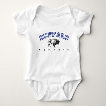 Buffalo Ny Baby Bodysuit by worldshop at Zazzle