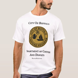 Buffalo NY Coffee and Donuts Funny City of Buffalo T-Shirt