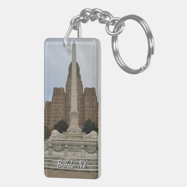 Buffalo, NY Keychain (Back Right)