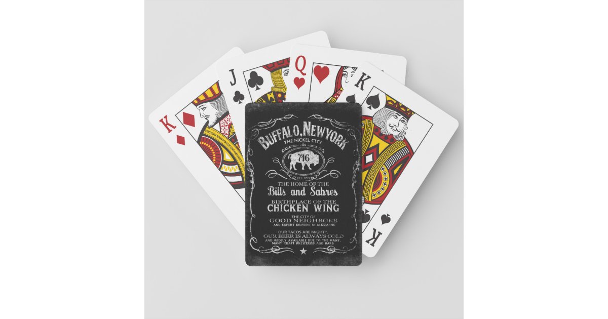 buffalo bills playing cards