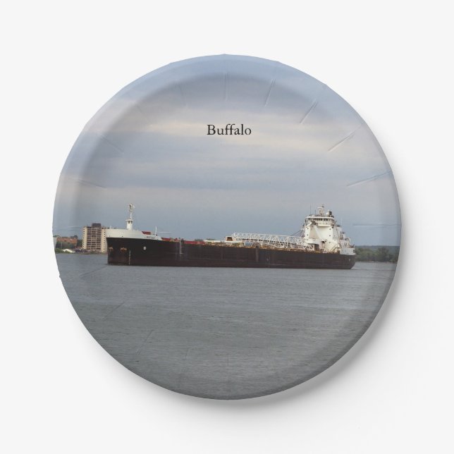 Buffalo paper plate (Front)