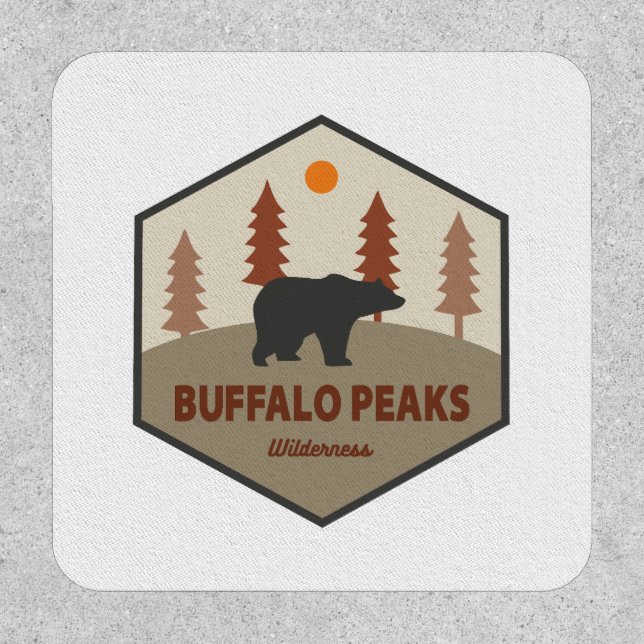 Buffalo Peaks Wilderness Colorado Bear Patch (Front)