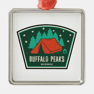 Buffalo Peaks Wilderness Colorado Camping Metal Ornament