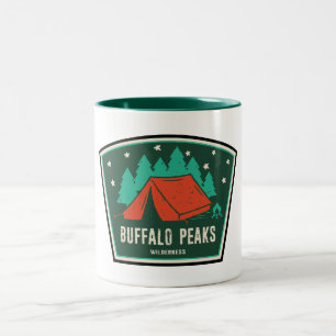 Buffalo Peaks Wilderness Colorado Camping Two-Tone Coffee Mug