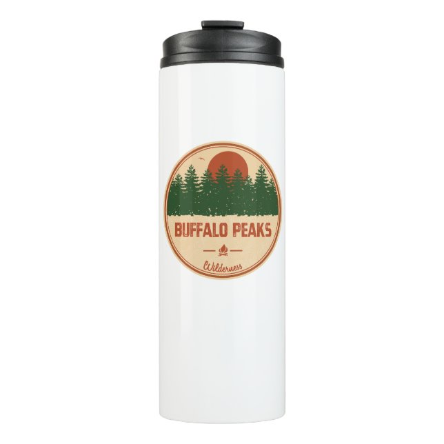 Buffalo Peaks Wilderness Colorado Thermal Tumbler (Front)