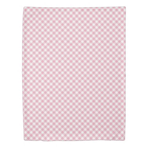 Buffalo Pink White Duvet Cover