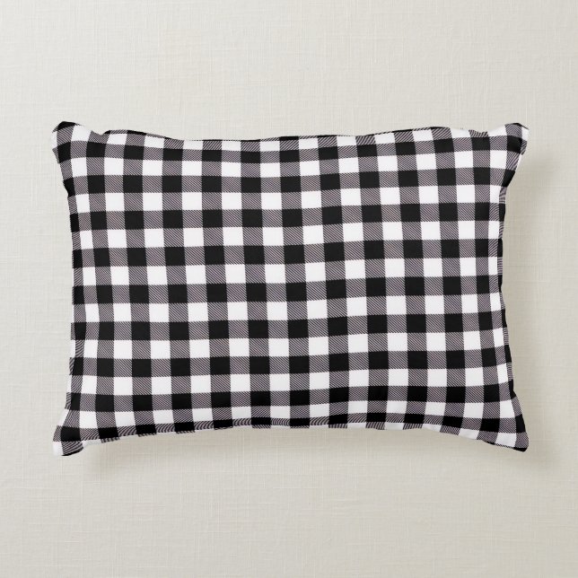 Buffalo Plaid Accent Pillow (Front)