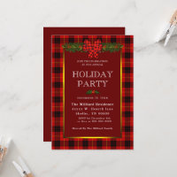 Buffalo Plaid And Garland Holiday 
