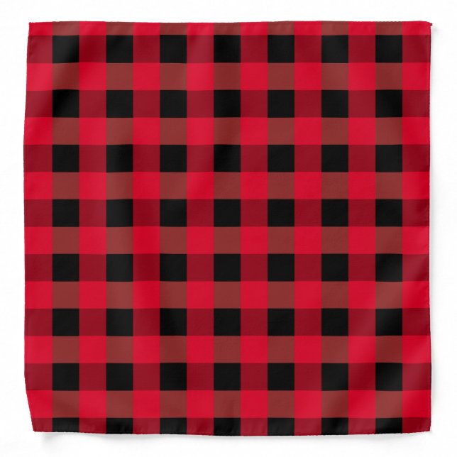 Buffalo plaid bandana (Front)