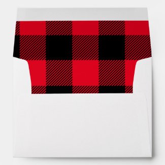 Buffalo Plaid Black Red
