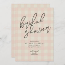 Buffalo Plaid Bridal Shower