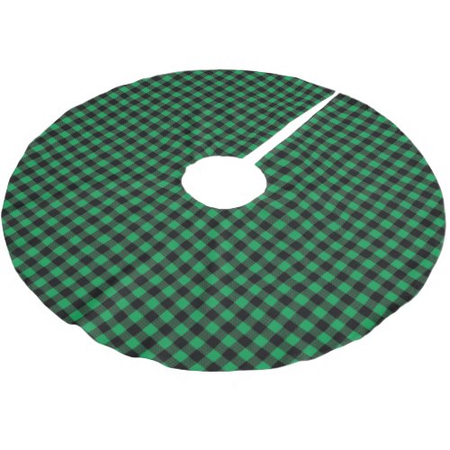 Buffalo Plaid Brushed Polyester Tree Skirt
