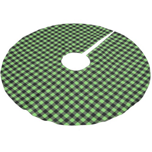 Buffalo Plaid Brushed Polyester Tree Skirt