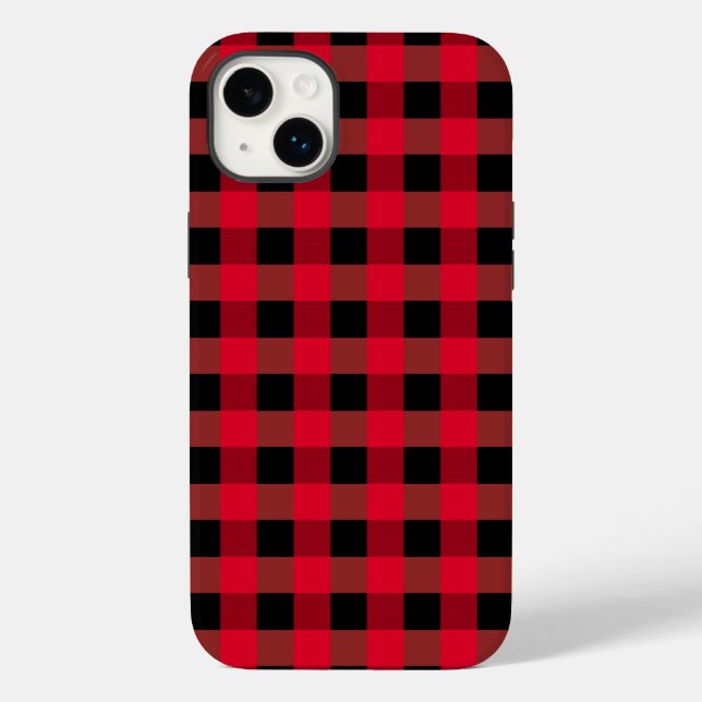Buffalo plaid Case-Mate iPhone case (Back)