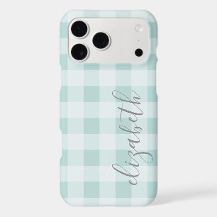 Buffalo Plaid Check Calligraphy CAN edit color Iphone 18 Pro Max Case