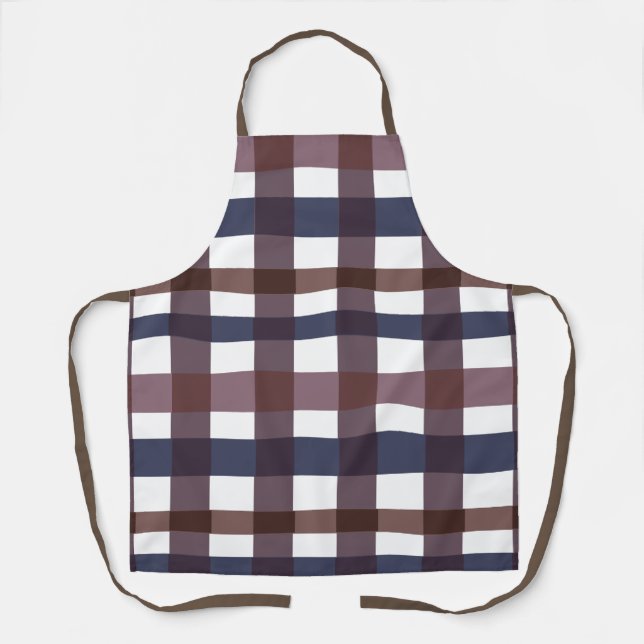 Buffalo Plaid Checkered Pattern Apron (Front)
