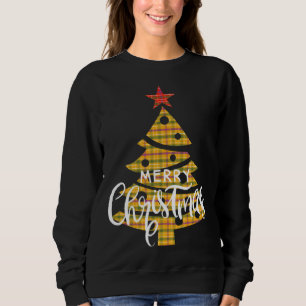 Buffalo Plaid Christmas Tree Office Party Christma Sweatshirt
