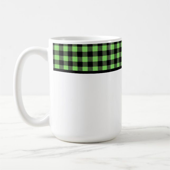 Buffalo Plaid Coffee Mug (Left)