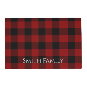 Buffalo Plaid Custom Placemat