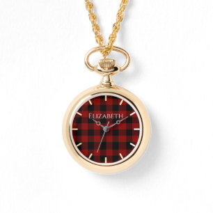 Buffalo Plaid Custom Watch