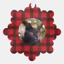 Buffalo Plaid Customized With Your Cat