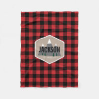 Buffalo Plaid Fleece Blanket