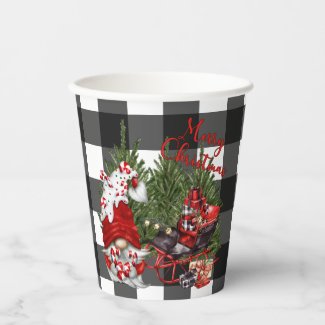 Buffalo Plaid Gnome Christmas 