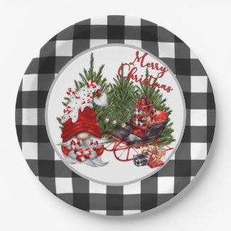 Buffalo Plaid Gnome Christmas