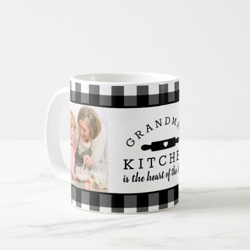 Buffalo Plaid Grandmas Kitchen Photo Coffee Mug