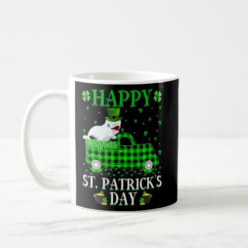 Buffalo Plaid Green Truck Beluga Whale Fish St Pat Coffee Mug