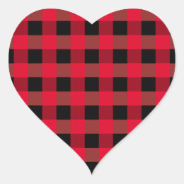 with test stickers heart Stickers Zazzle Checkered