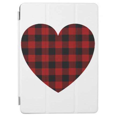 Buffalo Plaid Heart Shirt _ Valentines Day Heart L iPad Air Cover