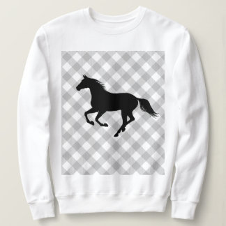 Buffalo Plaid Horse Lover (Not So) Ugly Sweater