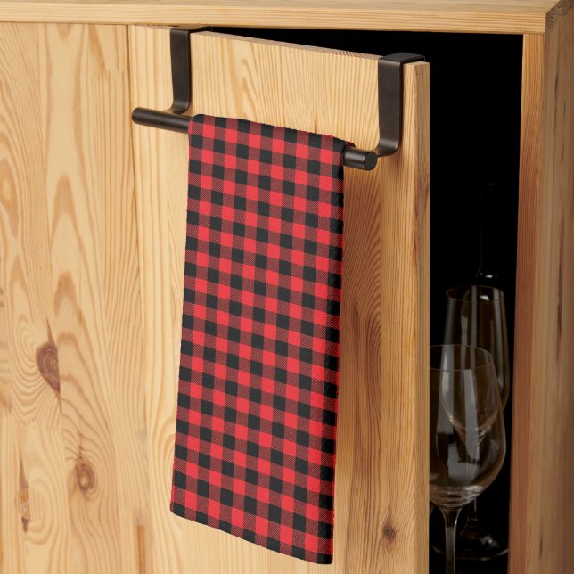 Buffalo Plaid  Kitchen Towel (Thirds Fold)