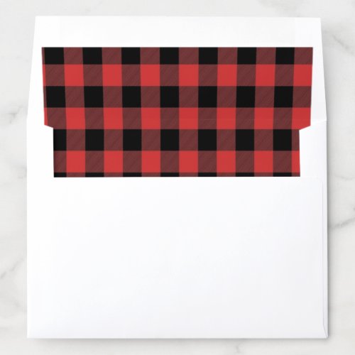 Buffalo Plaid Lumberjack Flannel Envelope Liner