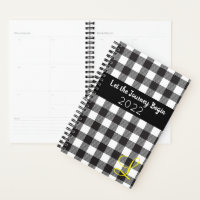 Buffalo Plaid Monogram 2022 Calendar Planner