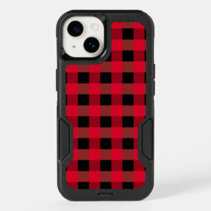 Buffalo plaid OtterBox iPhone 14 case