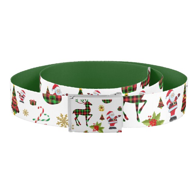 Buffalo Plaid Pattern  Belt (Coil)